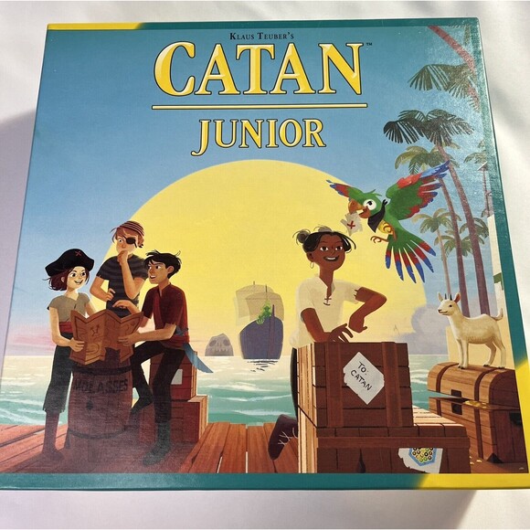 Klaus Teuber's Catan Junior 2nd Edition Board Game Family Kids Settlers Complete - Picture 2 of 16
